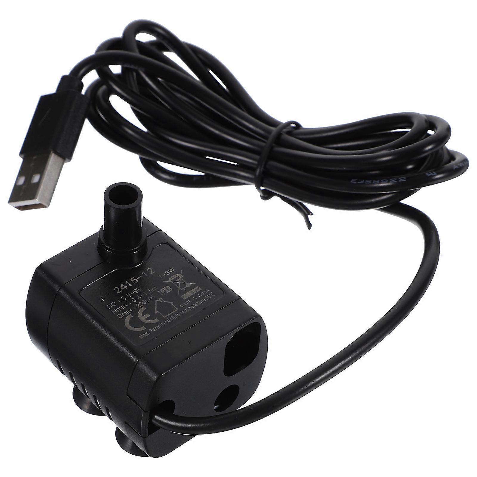 Mini Submersible Water Pump USB Powered for Fountains, Aquariums & Hydroponics – Durable, Easy USB Connectivity for Gardens and Bird Baths