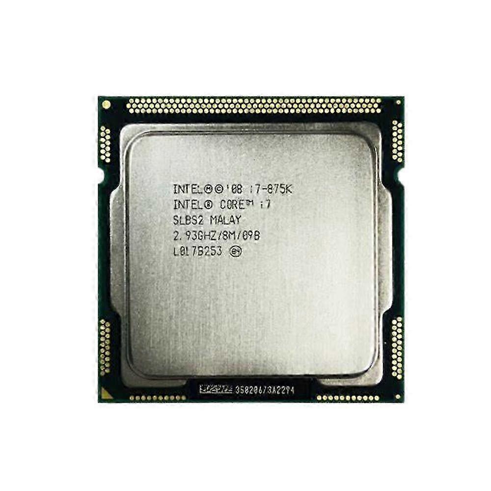 2025 Core i7-875K CPU - Υποδοχή LGA 1156 4 πυρήνες 8 νήματα 2.93GHz 8MB L3 Cache 95W.