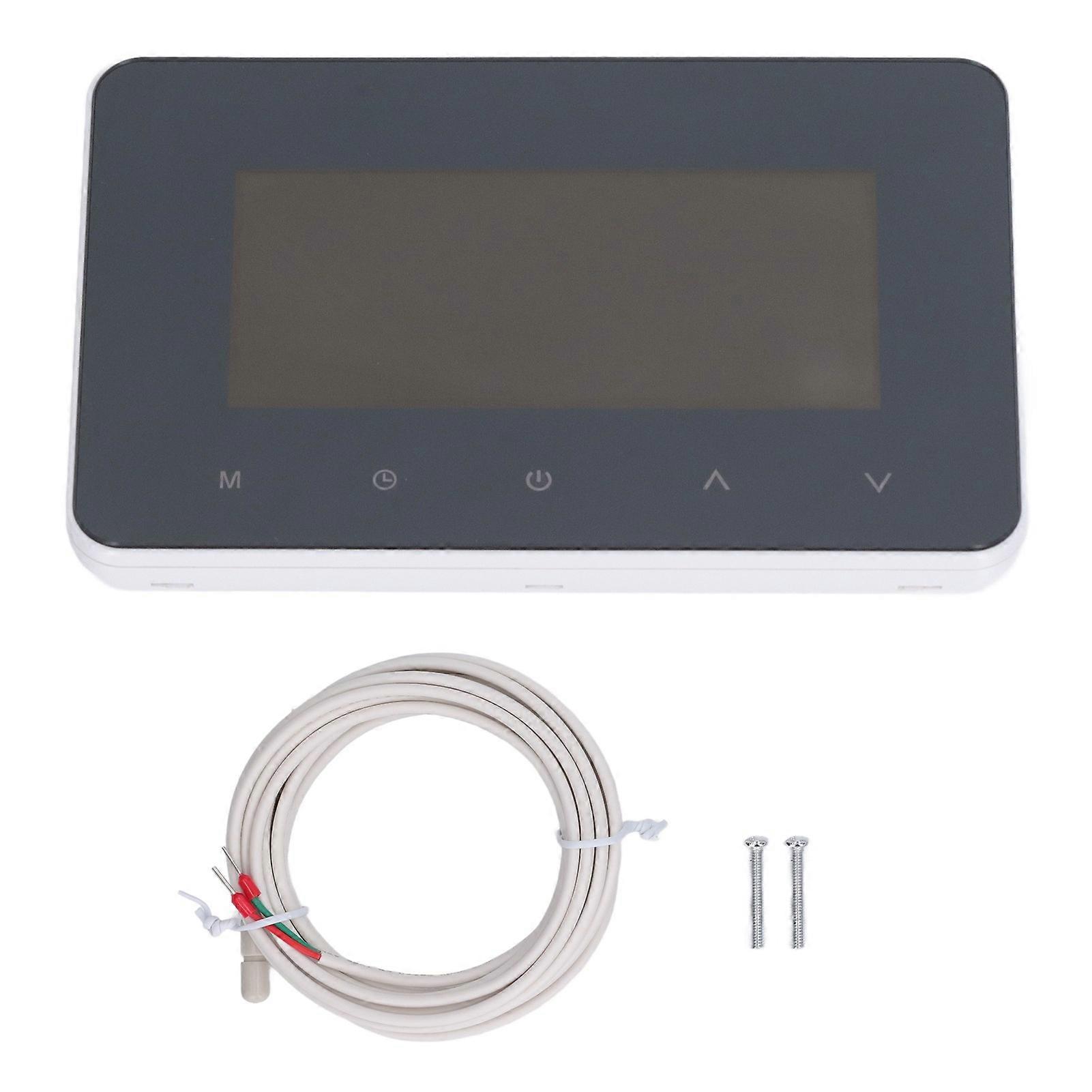 Smart Thermostat Programmable NTC Temperature Sensor LCD Touchscreen Display Thermostat AC 230V