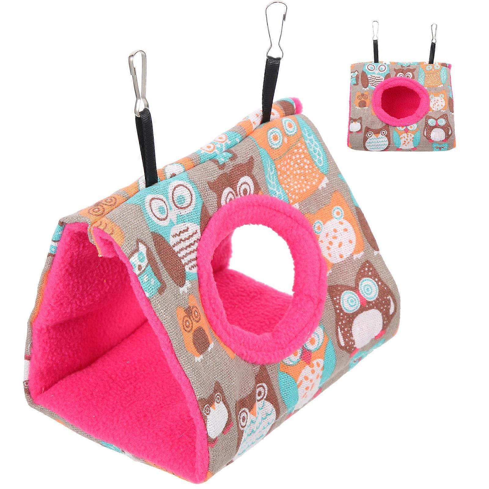 Hanging Decoration Bird Hammock Wear-Resistant Wool Material For Pet Owners 1Set