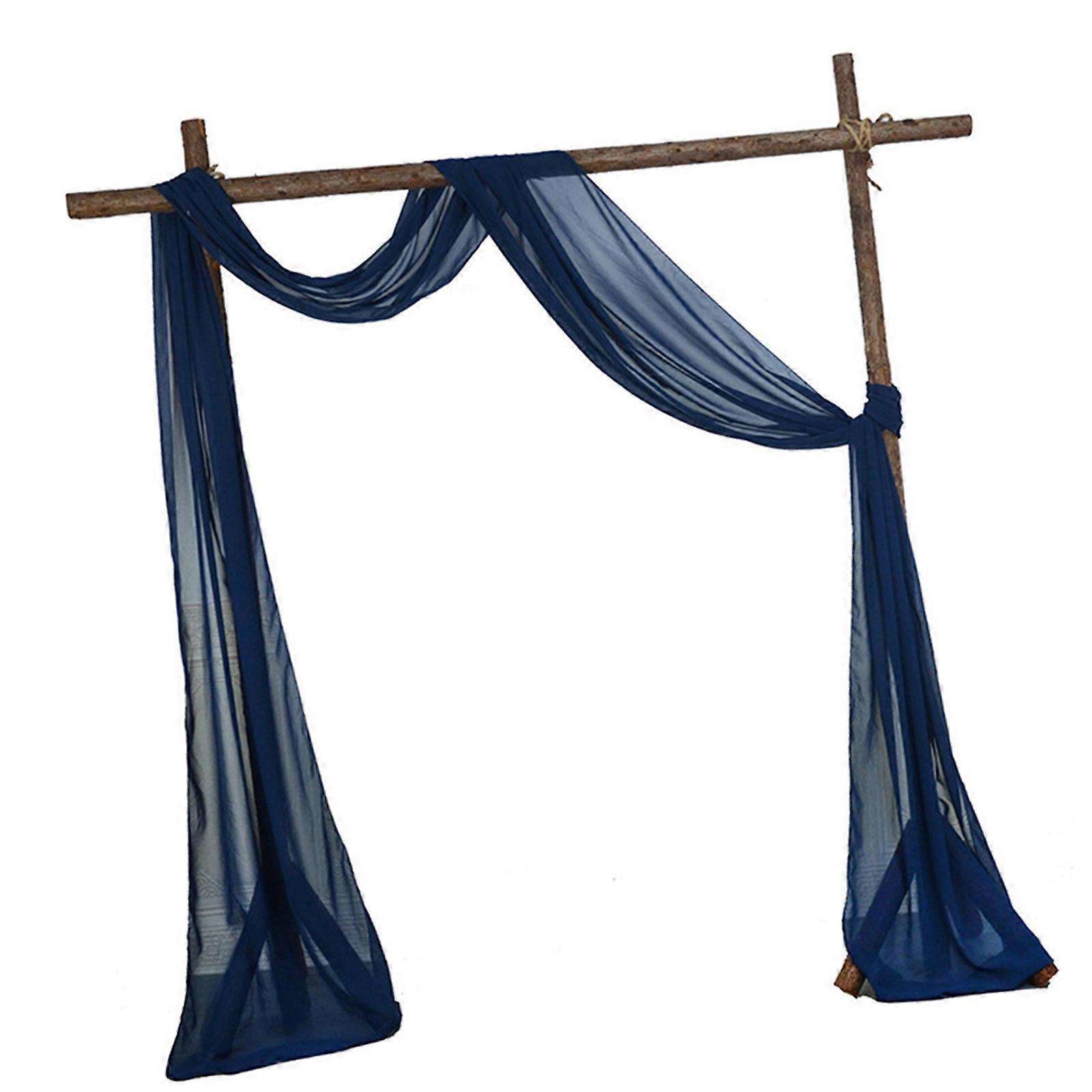 Wedding Arch Drape Polyester Curtain Event Drapery Soft Voile Archways Decors Reusable Celebration Window Covering Tibet