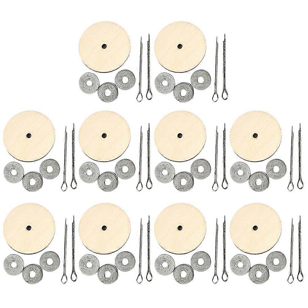 10 Sets DIY Doll Joints Gaskets Replacement Doll Making Limb Joints Materials with Accessories