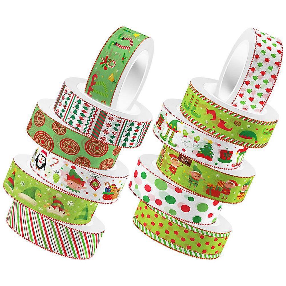 DIY Lovers Washi Tape Set For Journaling Scrapbooking Party Supplies 500.00X1.50X0.10cm 12 Rolls