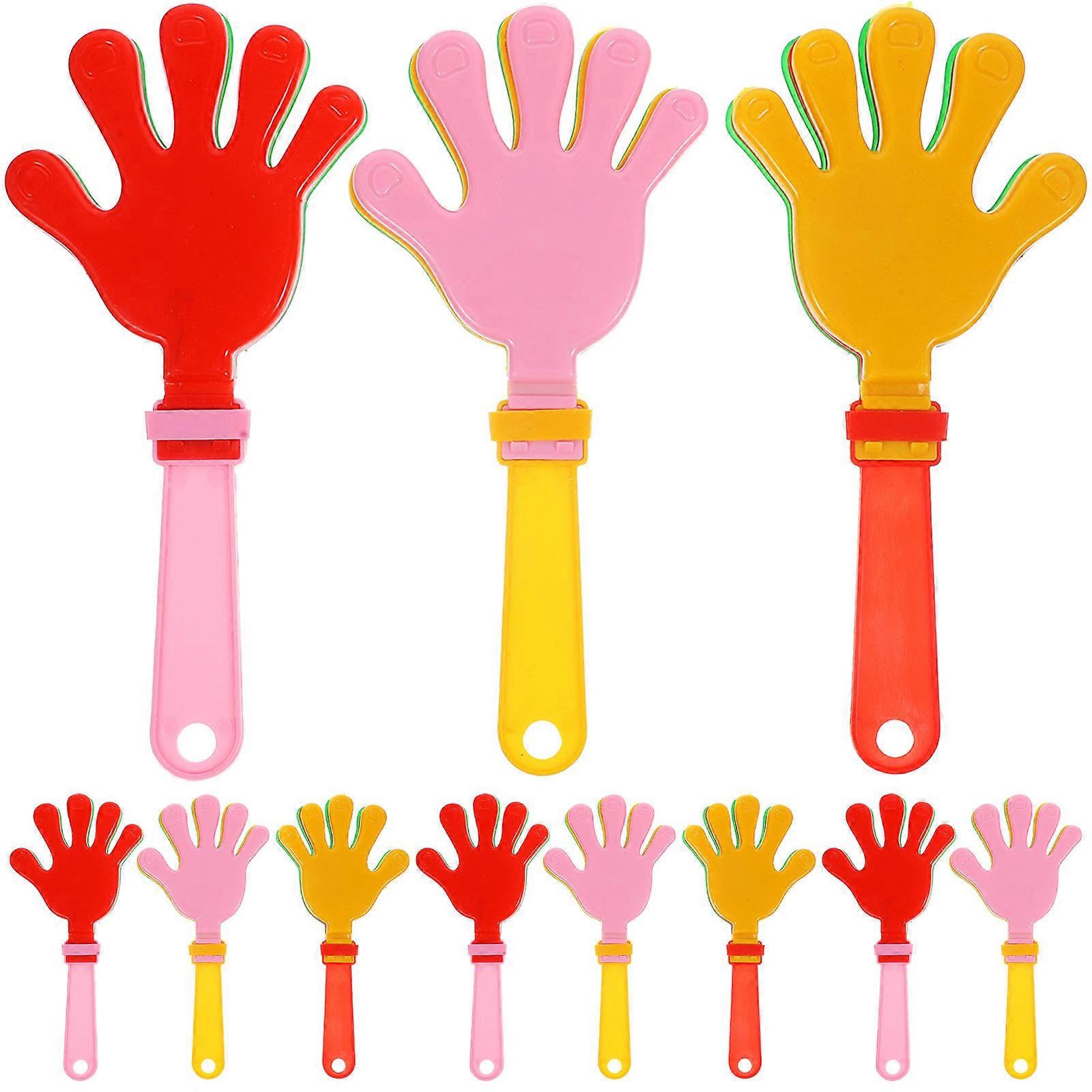 20pcs Colorful Hand Clappers Party Noise Makers for Birthdays Sports Events Festivals Cheering Props for Kids