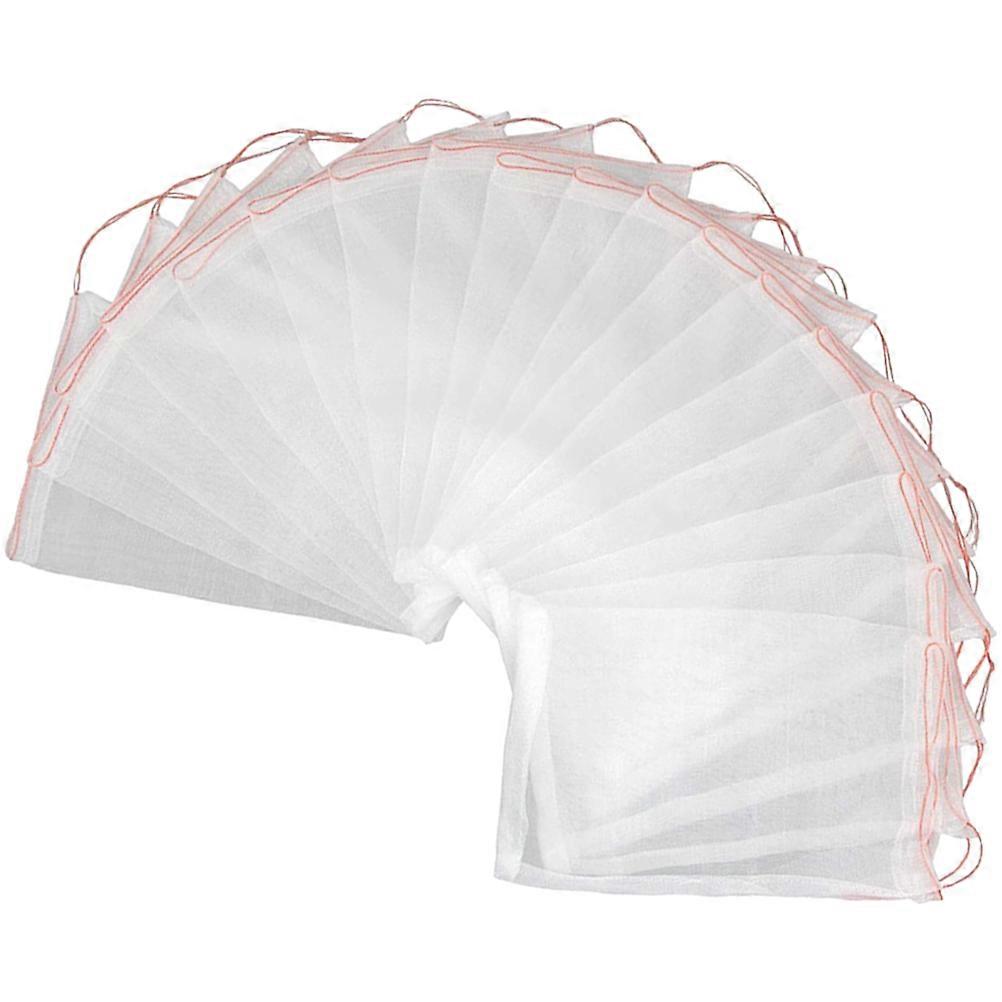 20pcs Lightweight Breathable Drawstring Fruit Protection Netting Bags for Garden Vegetables and Fruit Trees – Reusable Mesh Barrier Pouches to