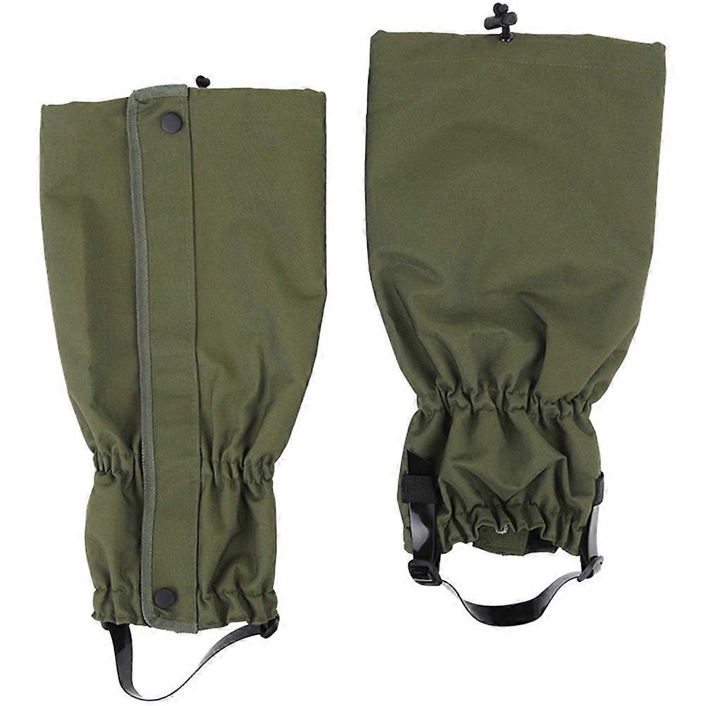 Outdoor Snow Leg Gaiters Sand Protection Climbing .11X9.82X1.18in Army Pair