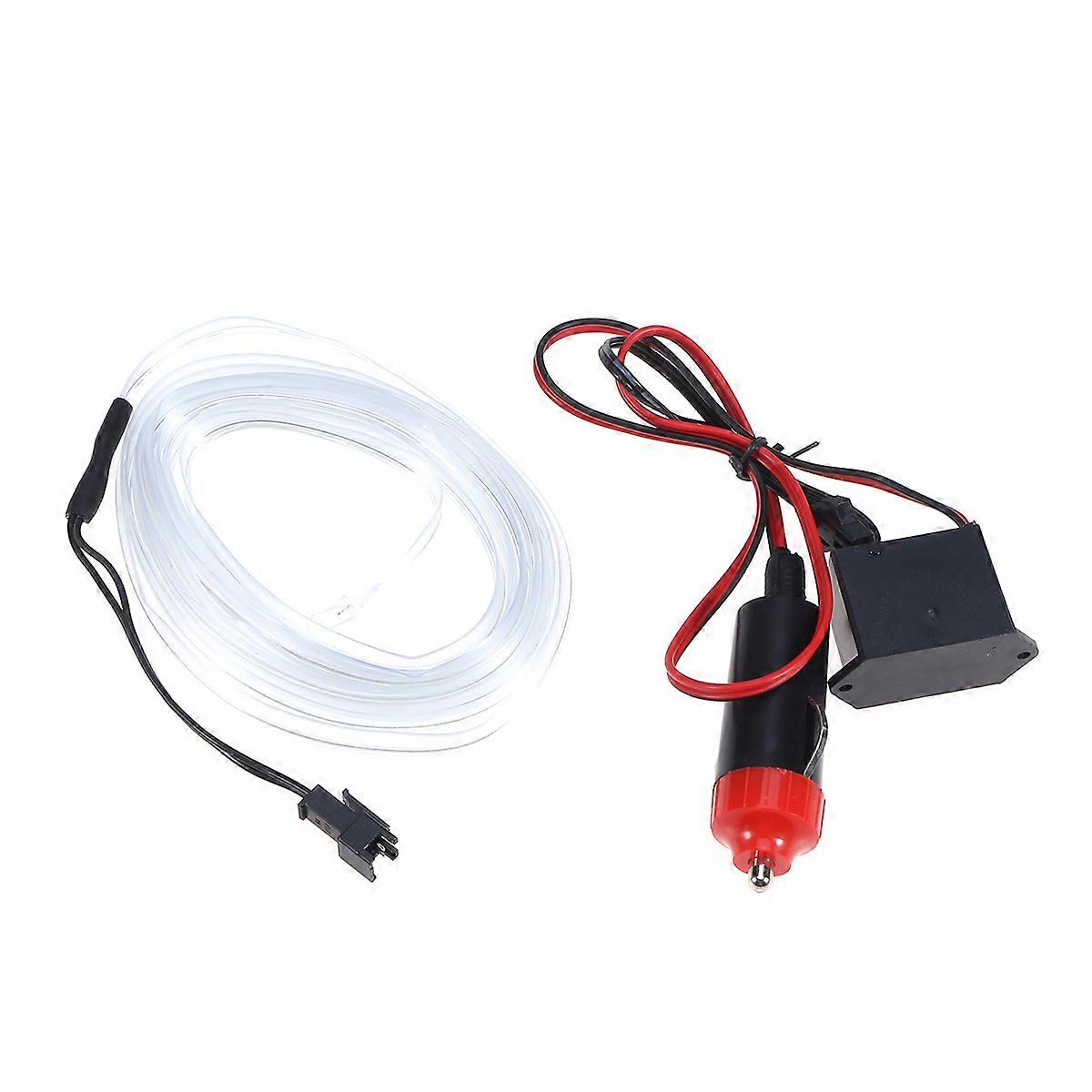 Car Interior Decorative Light Cold Light Line Diy Decorative Dashboard Console Plastic Long Strip 1Set