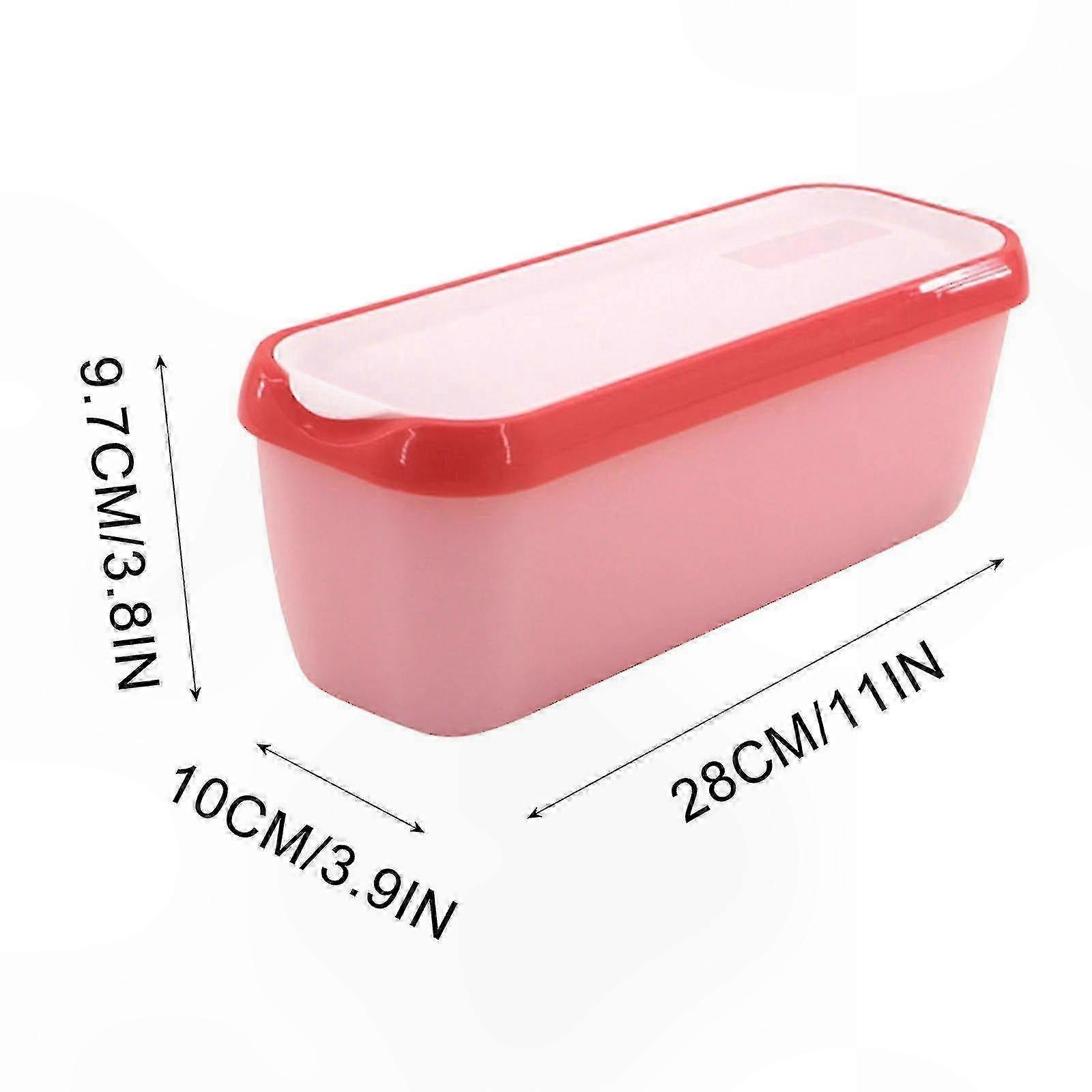 Reusable Ice Cream Storage Containers with Lids, 1.5L Freezer-Safe Containers for Homemade Treats