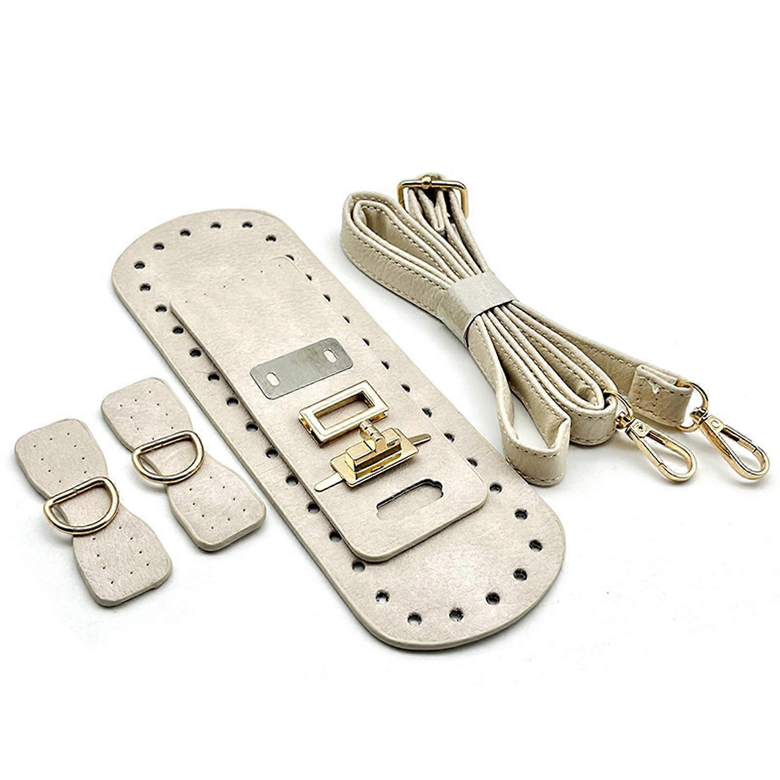 Fashionable DIY Handbag Kit with Practical Leather and Hardware, Stylish Women's Accessory Projects, Leather Craft Kit
