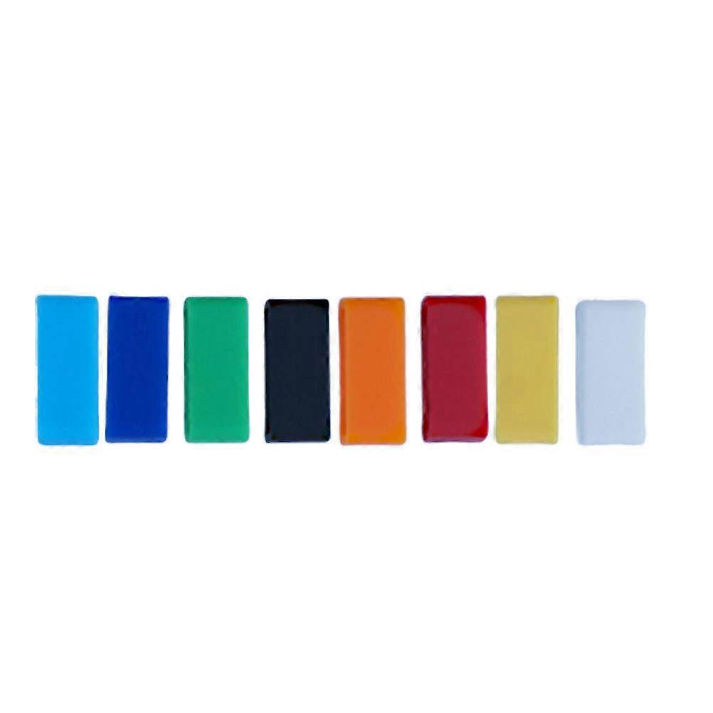 Chic Silicon Watchband Ring Buckle Anti-fall Accessories Daily Use 8Pcs Assorted Color Loop