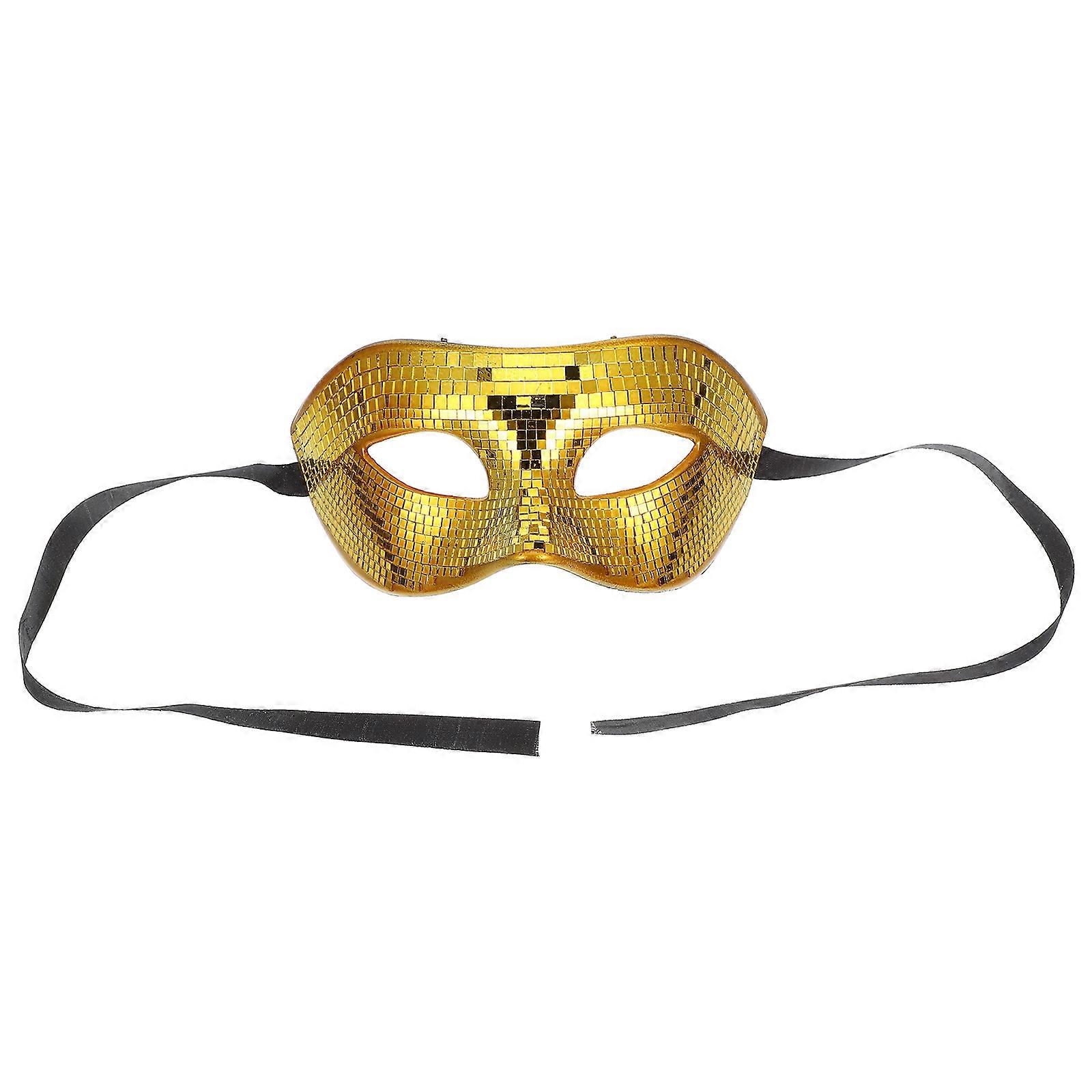 Disco Mask Glass Costume Accessory Shining Design For Masquerade Ball Halloween 1Pack