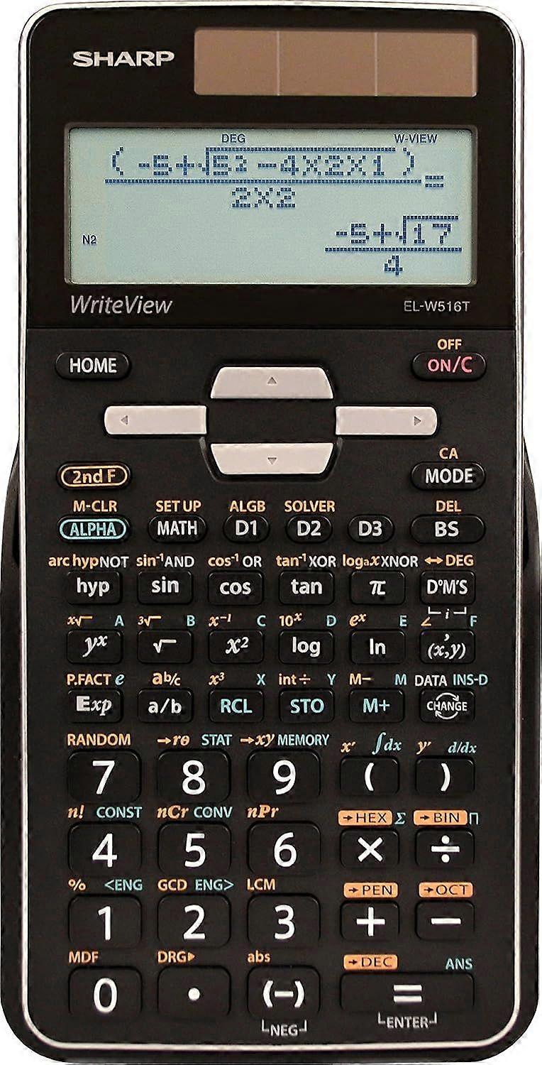 2025 Calculadora científica avanzada Sharp EL-W516TBSL más nueva con WriteView