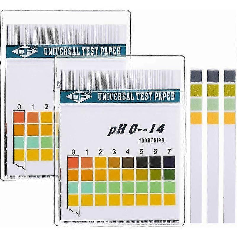 Saliva and Urine pH Test Strips, Accurate Results for Health Monitoring and Quick Testing Alkaline and Acid Levels, 2 Boxes of 200 Strips
