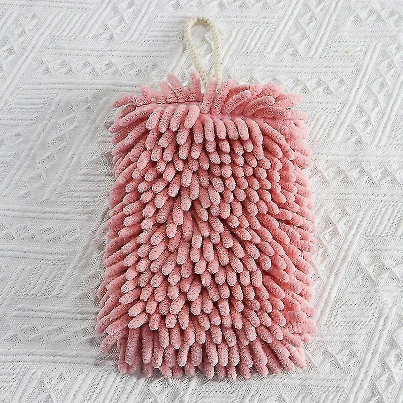 Soft Fluffy Microfiber Hanging Hand Towel - Super Absorbent Quick Dry (2 Pack)