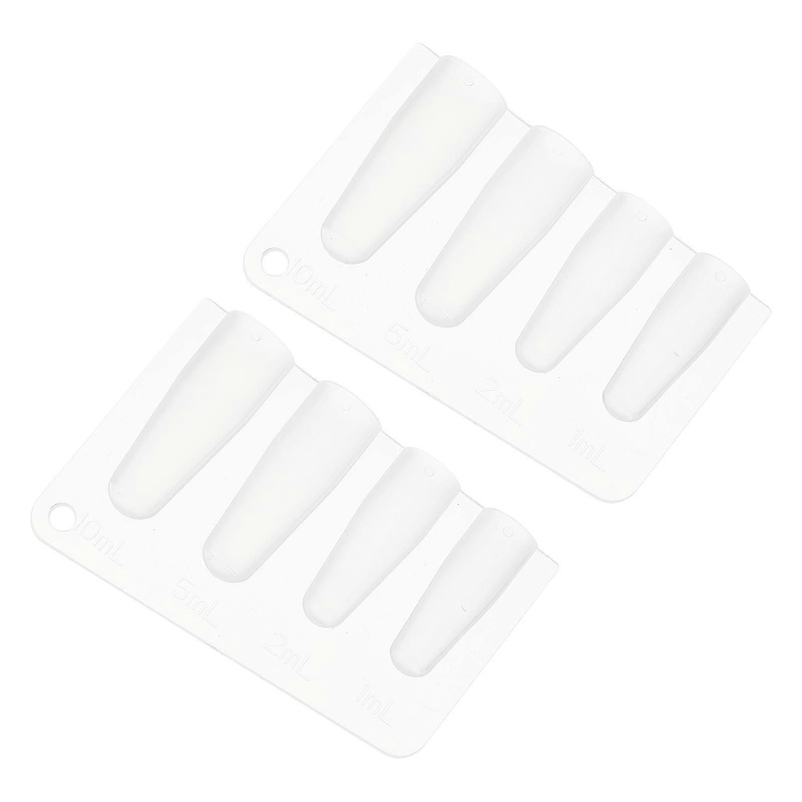 Ampoule Opener Device for Nurse Made of BS Material Transparent Color Lightweight and Compact 2pcs