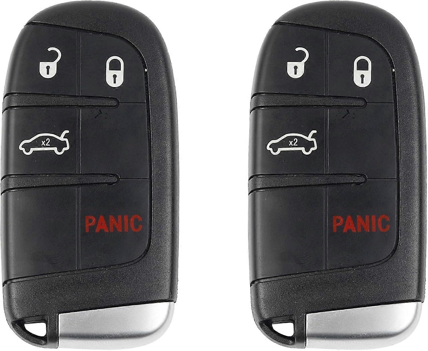 2Pcs Key Fob Replacement Compatible with Dodge Charger Challenger Dart Durango