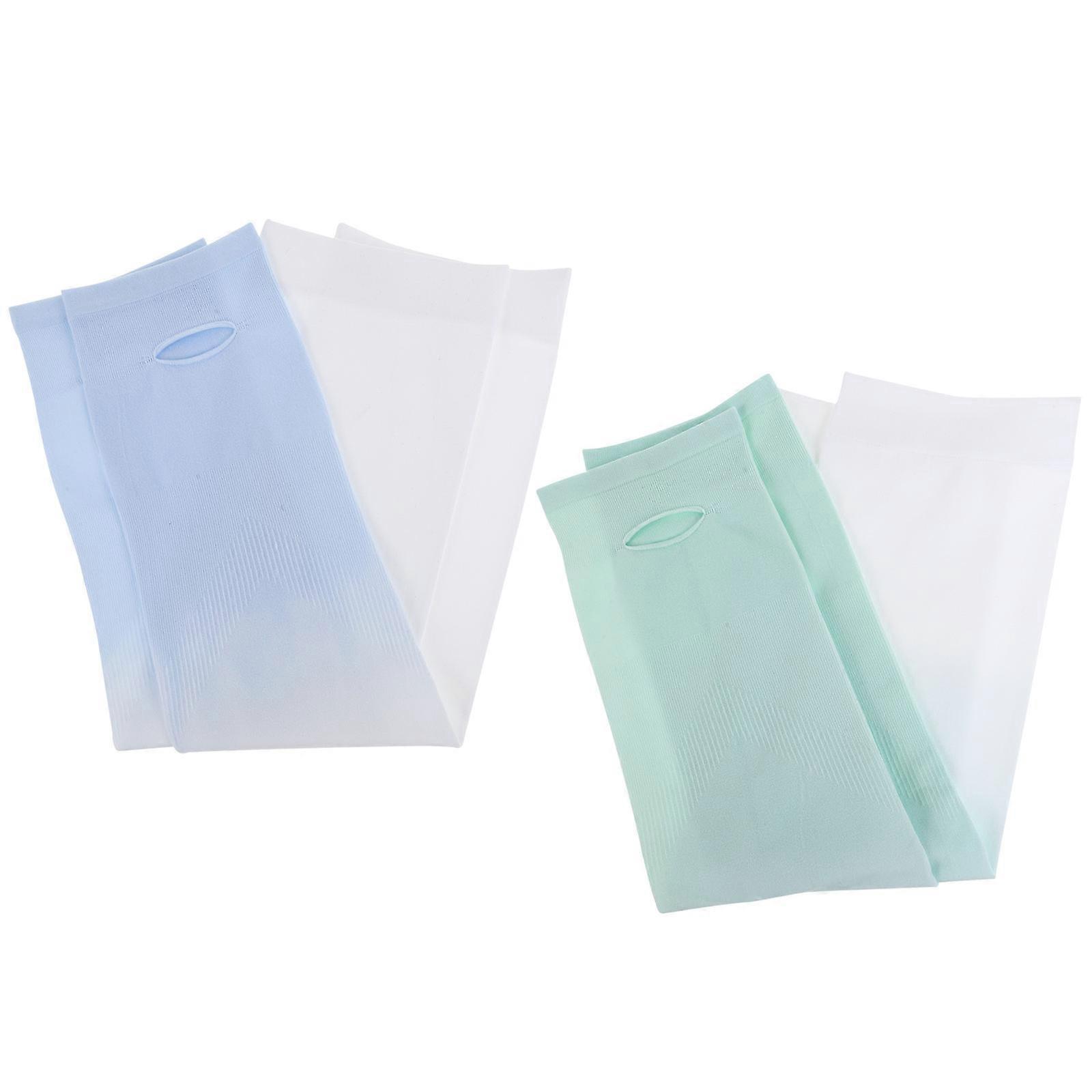 Sun Arm Sleeves Unisex UV Protection Cycling Running Summer Use 39x8x0.1cm Breathable 2Pairs