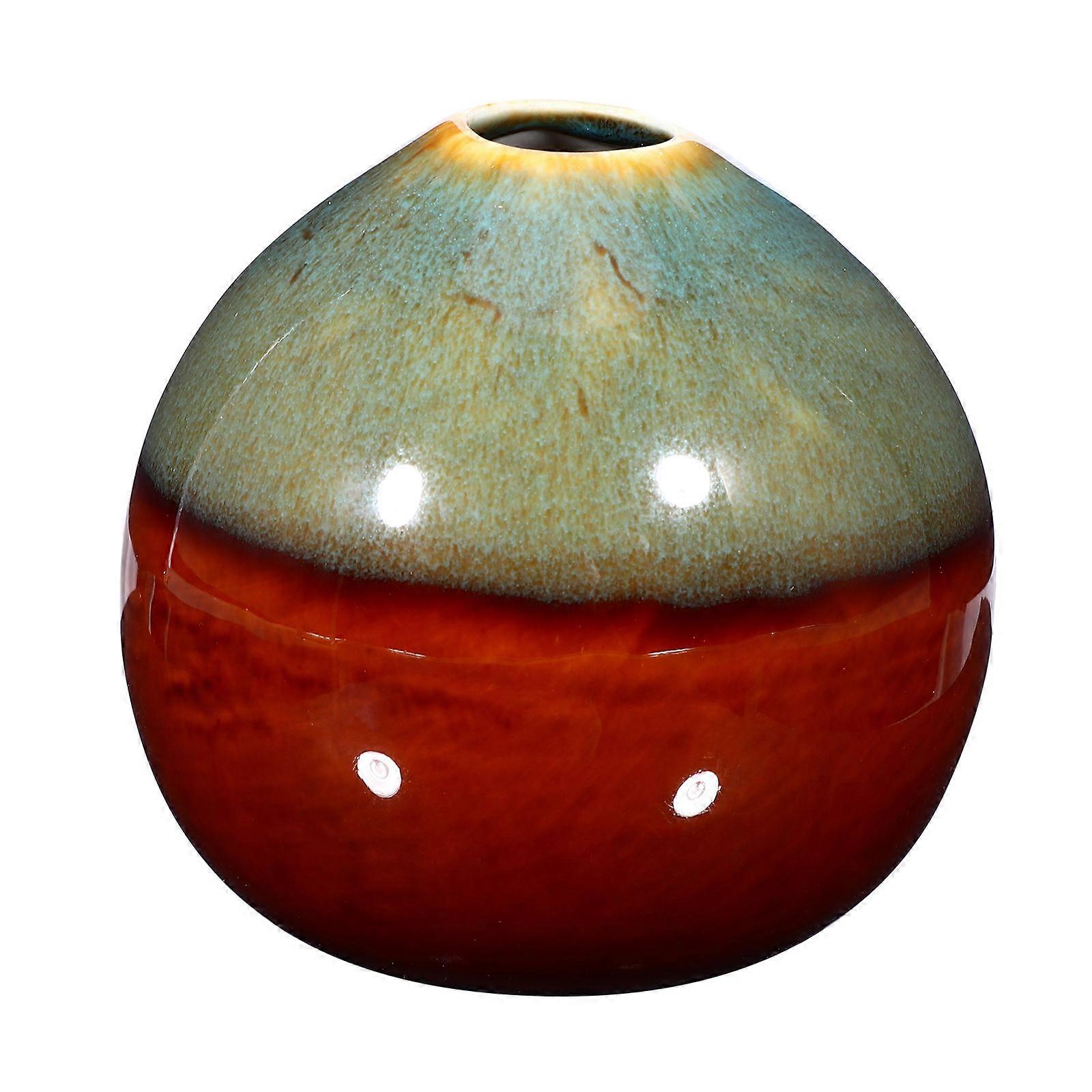 Ceramics Vase for Home in Blue Color with Elegant Design and Practical Use 1Pc