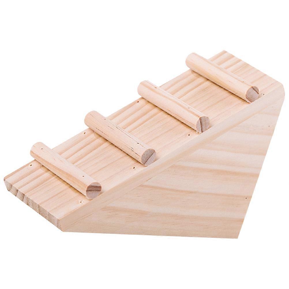 Khaki Synthetic Pet Ladder for Hamster and Small Animals with Natural Design 1 Piece