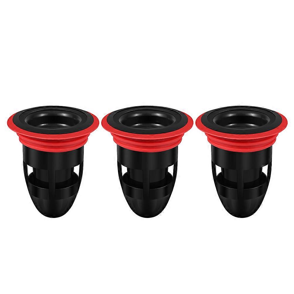 3pcs Odor Resistant Shower Filters, Wear Resistant Toilet Plugs & Durable Drain Stoppers for Bathroom and Kitchen Odor Prevention