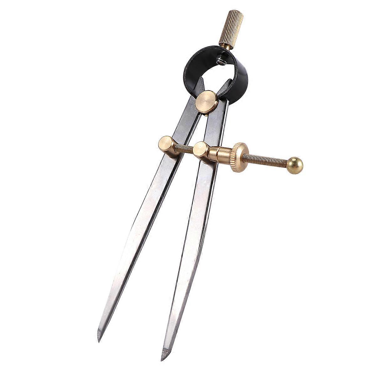 Drafting Compasses Furniture Compasses Crafting Metalworking Silver 100mm Adjustable Divider Tool 1Set