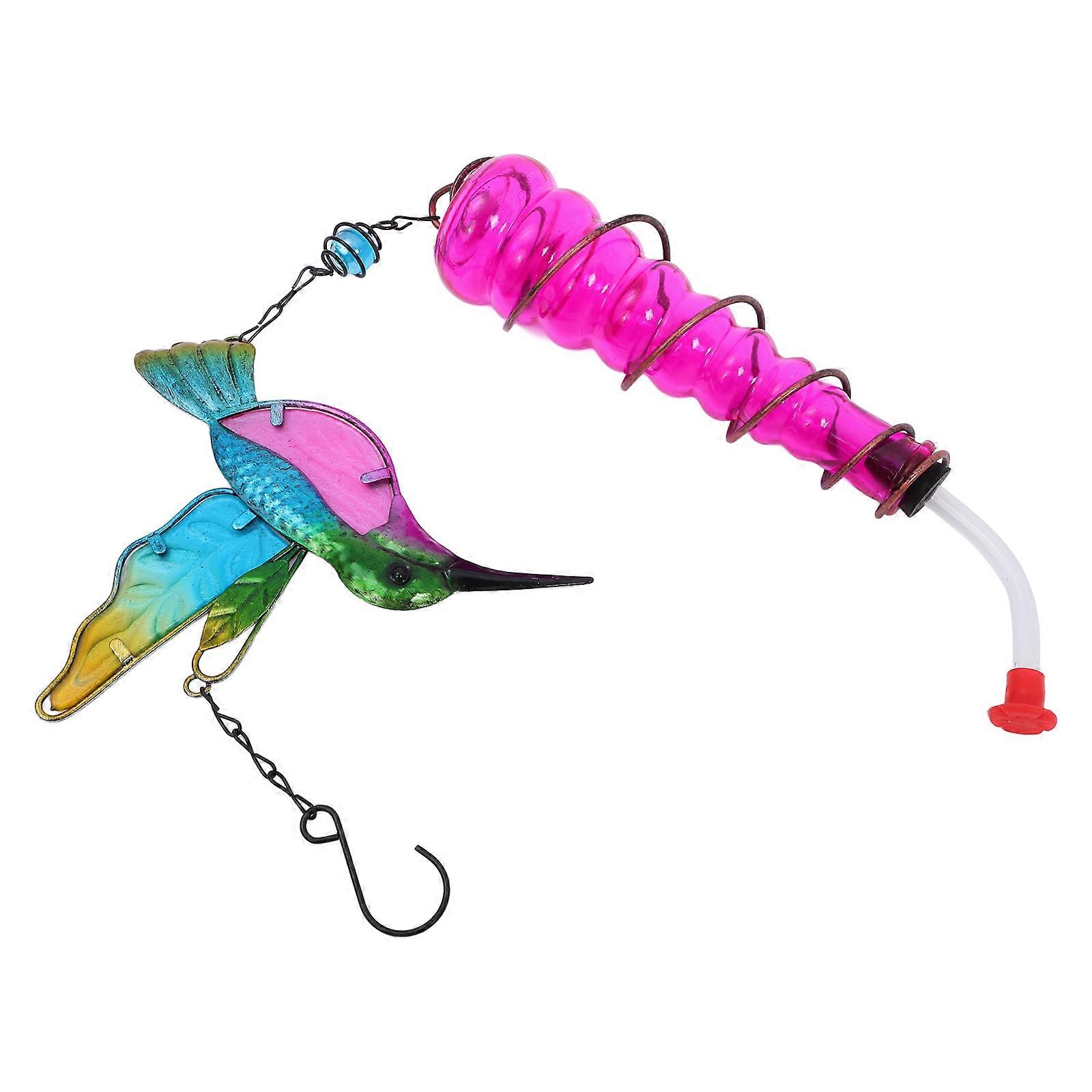Metal Bird Feeder Hanging For Birds Designed For Garden Decoration 1Pack