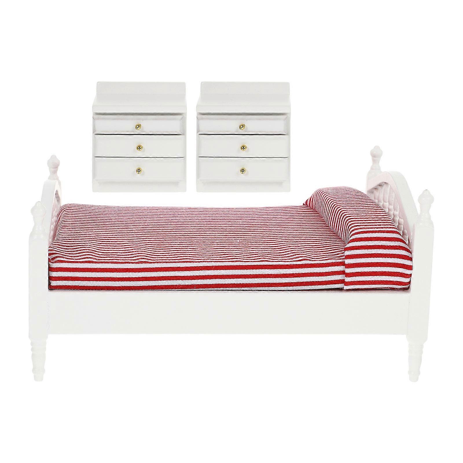 Mini House Furniture Set for Decoration with Plastic Material Assorted Color 1 Set