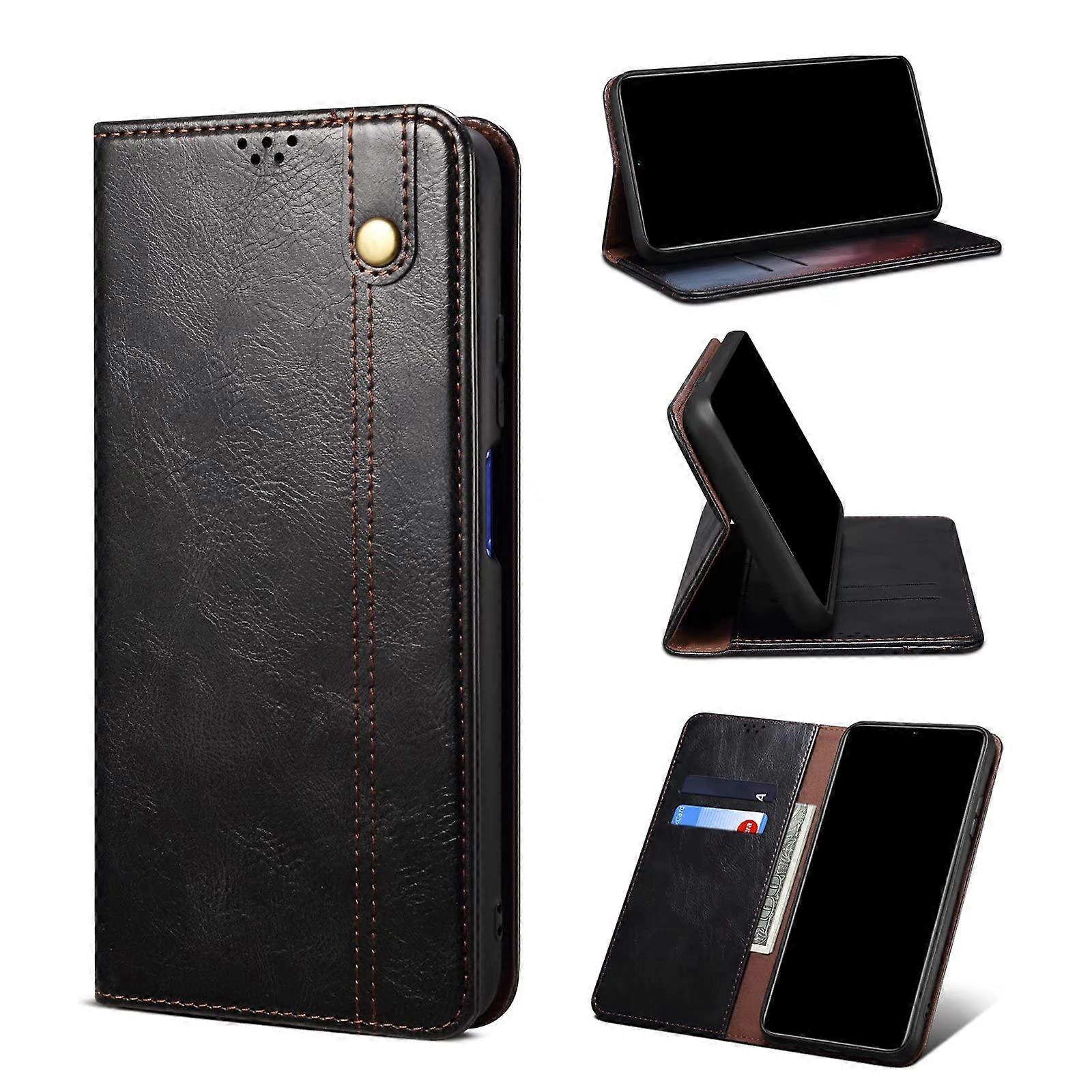 Mobile Phone Case for Xiaomi Redmi K30S Case with Card Slot, Stand Function, Leather Flip Case Protective Cover for Xiaomi Redmi K30S (Black)
