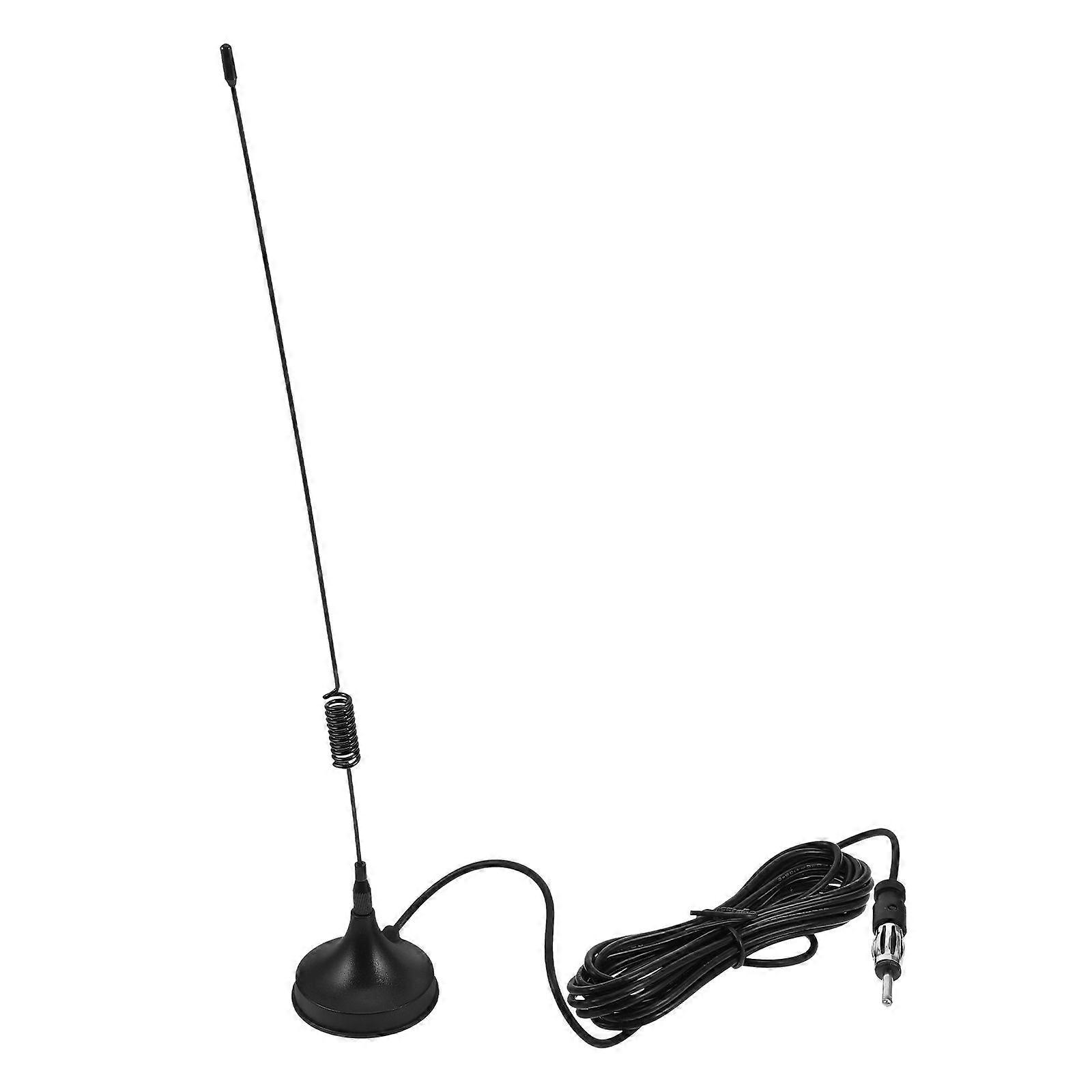 Magnetic Base Antenna for Car CD Player Long Range FM Radio Antenna for Home Stereo,Easy Install and High Gain Weatherproof