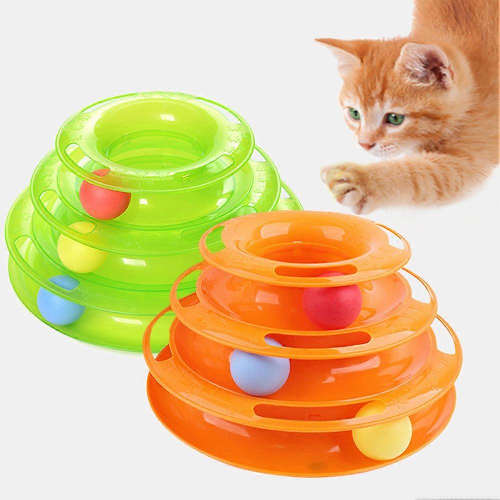 猫塔歌曲唱片玩具转盘互动猫玩具塔拼图动物智力开发宠物用品