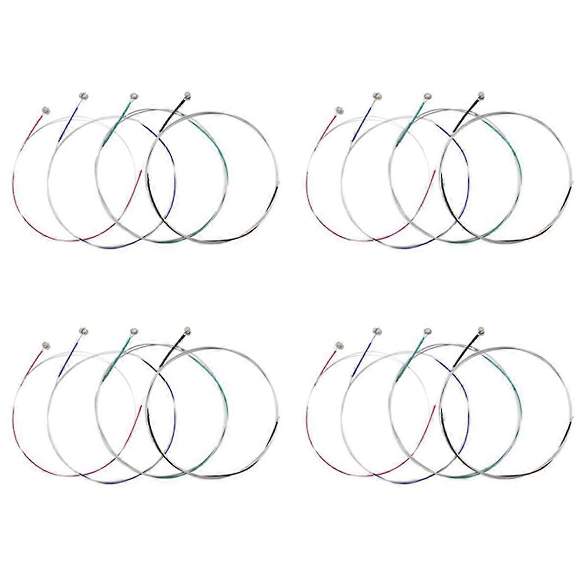 80Pcs Violin Strings E-A-D-G Core Steel+Nickel Wound Exquisite Stringed Musical Instrument Parts Acc