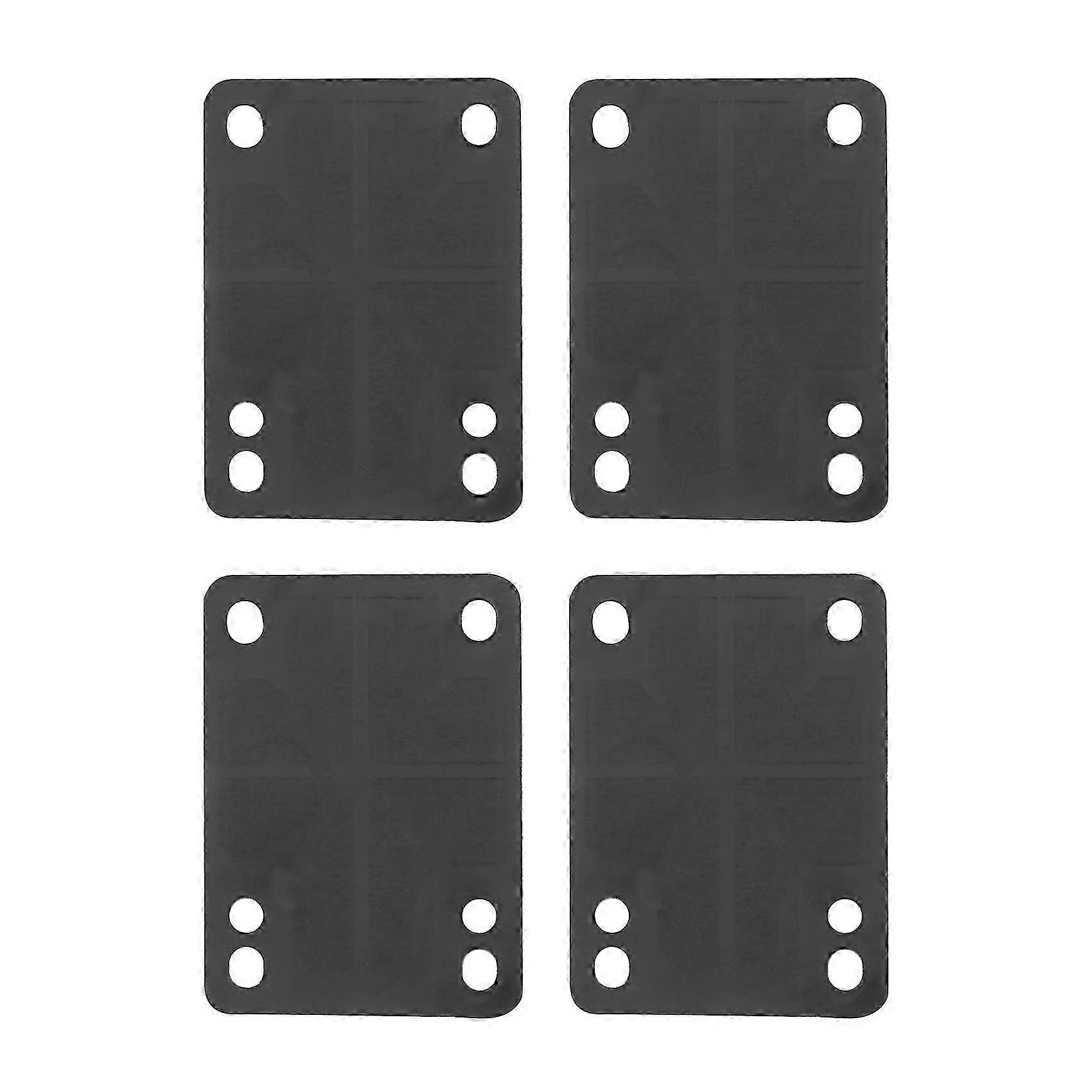 Almofada de borracha para skate 1/8 3 mm, pacote com 4