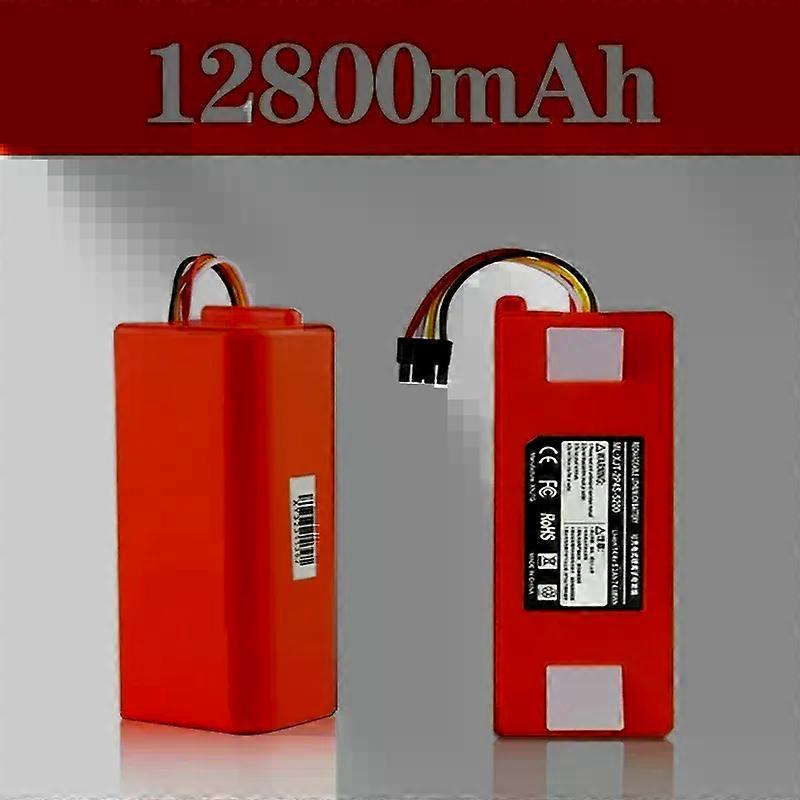 Apply  12800mAh BRR-2P4S-5200S Robotic Vacuum Cleaner Replacement Battery For Xiaomi Roborock S55 S60 S65 S50 S51 S5 MAX S6