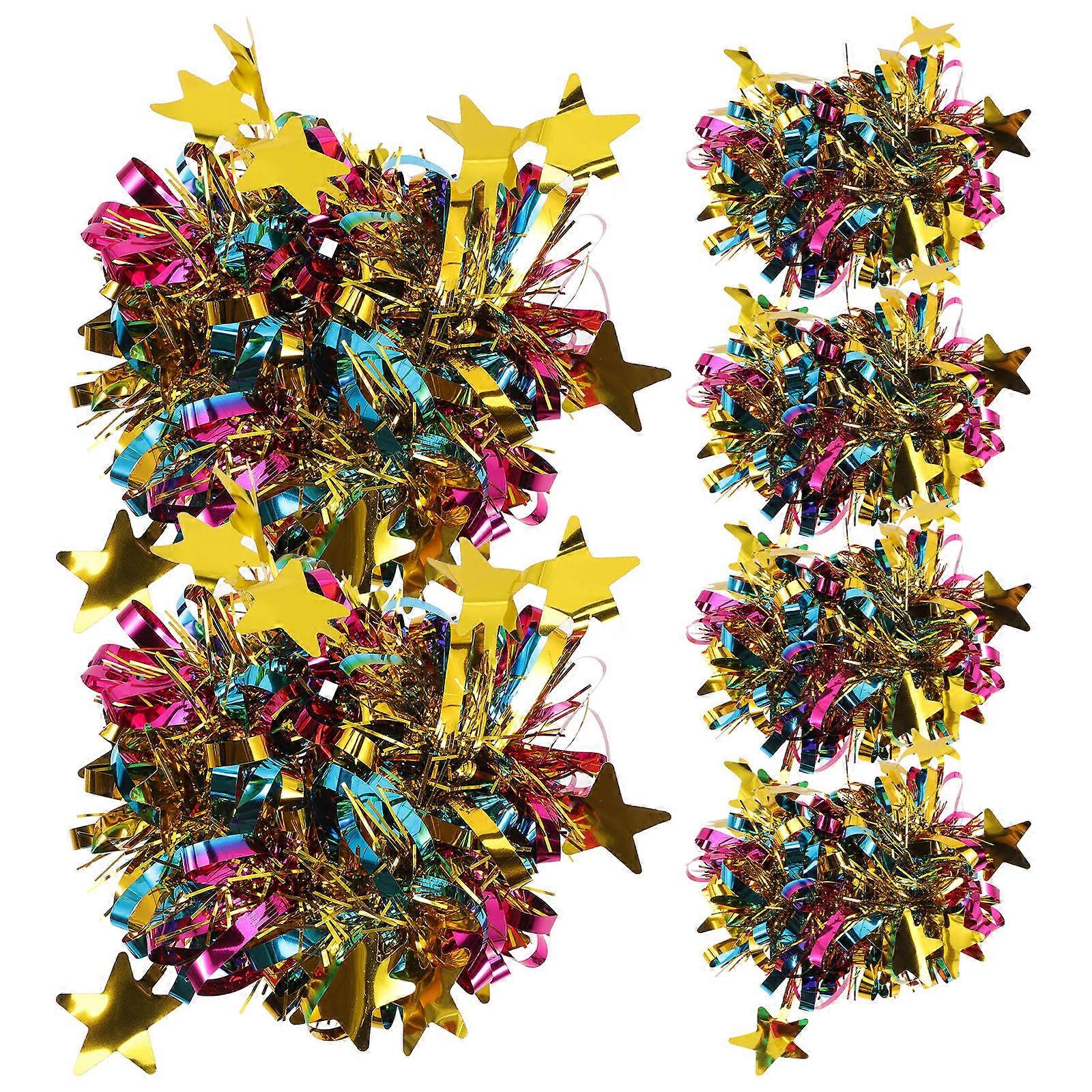 6pcs Cheerleading Pompoms for Cheerleader Hand Flowers