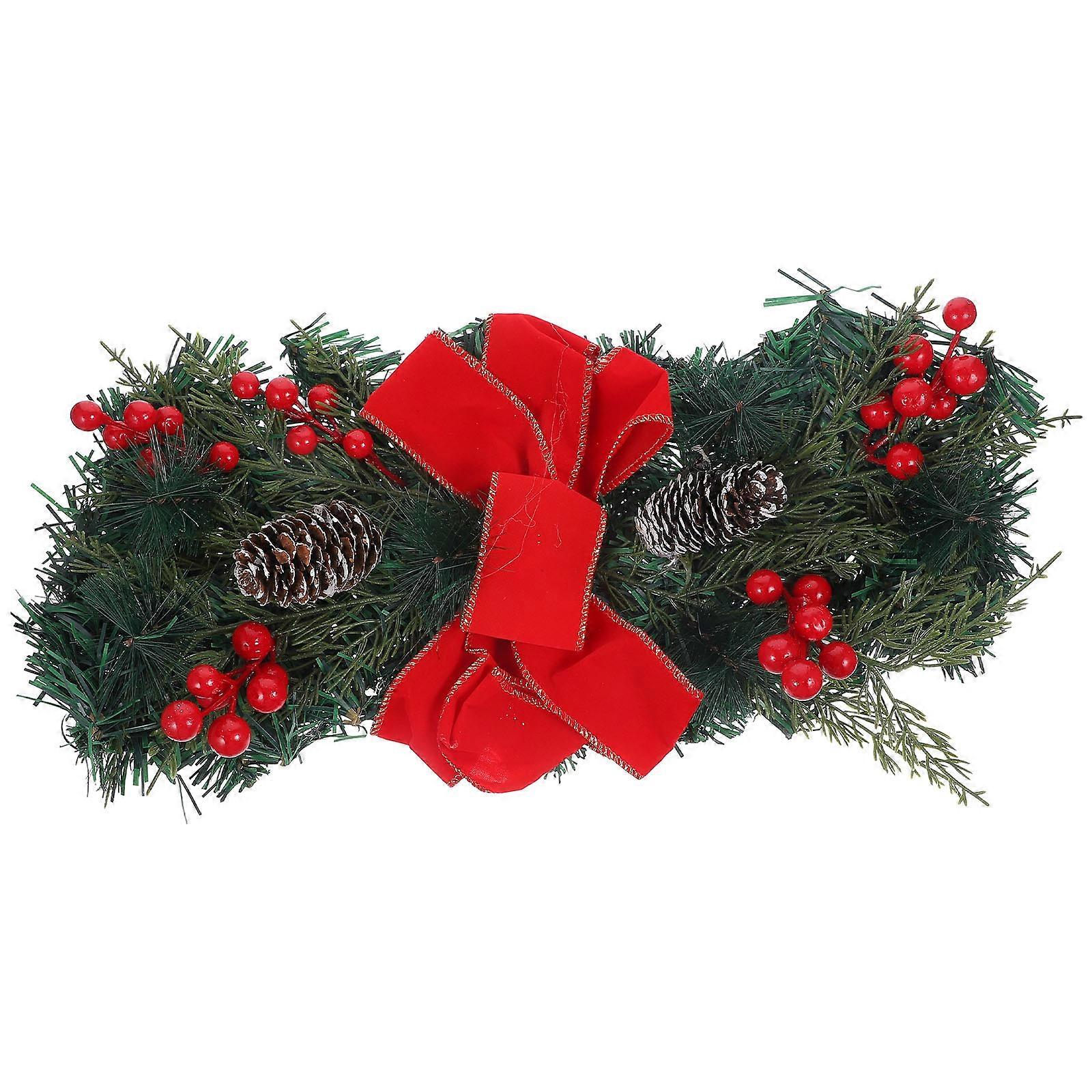 Festive Christmas Decoration Fireplace Garland Round Simple And Generous Design 1 Set