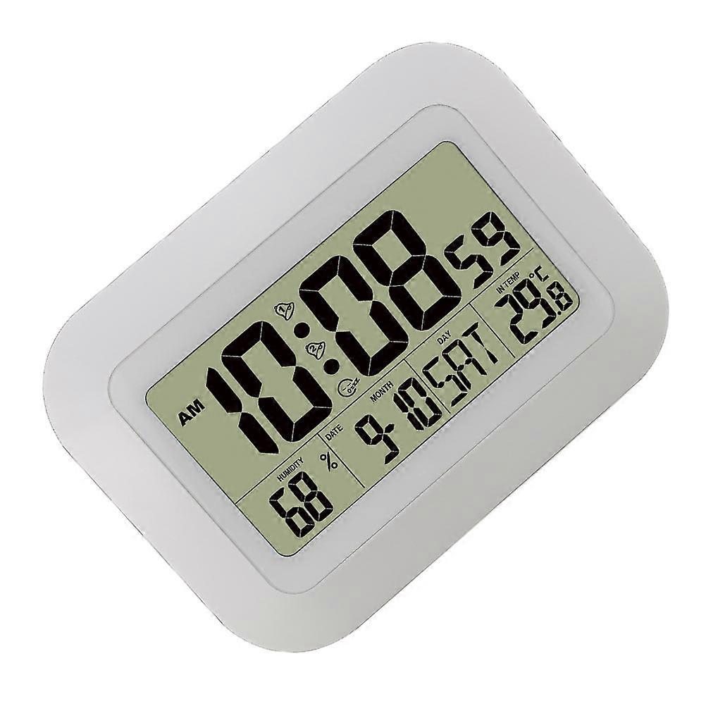 Decorative Multi-Functional Clock Family Use Working Environment Temperature Humidity Display 1Pc