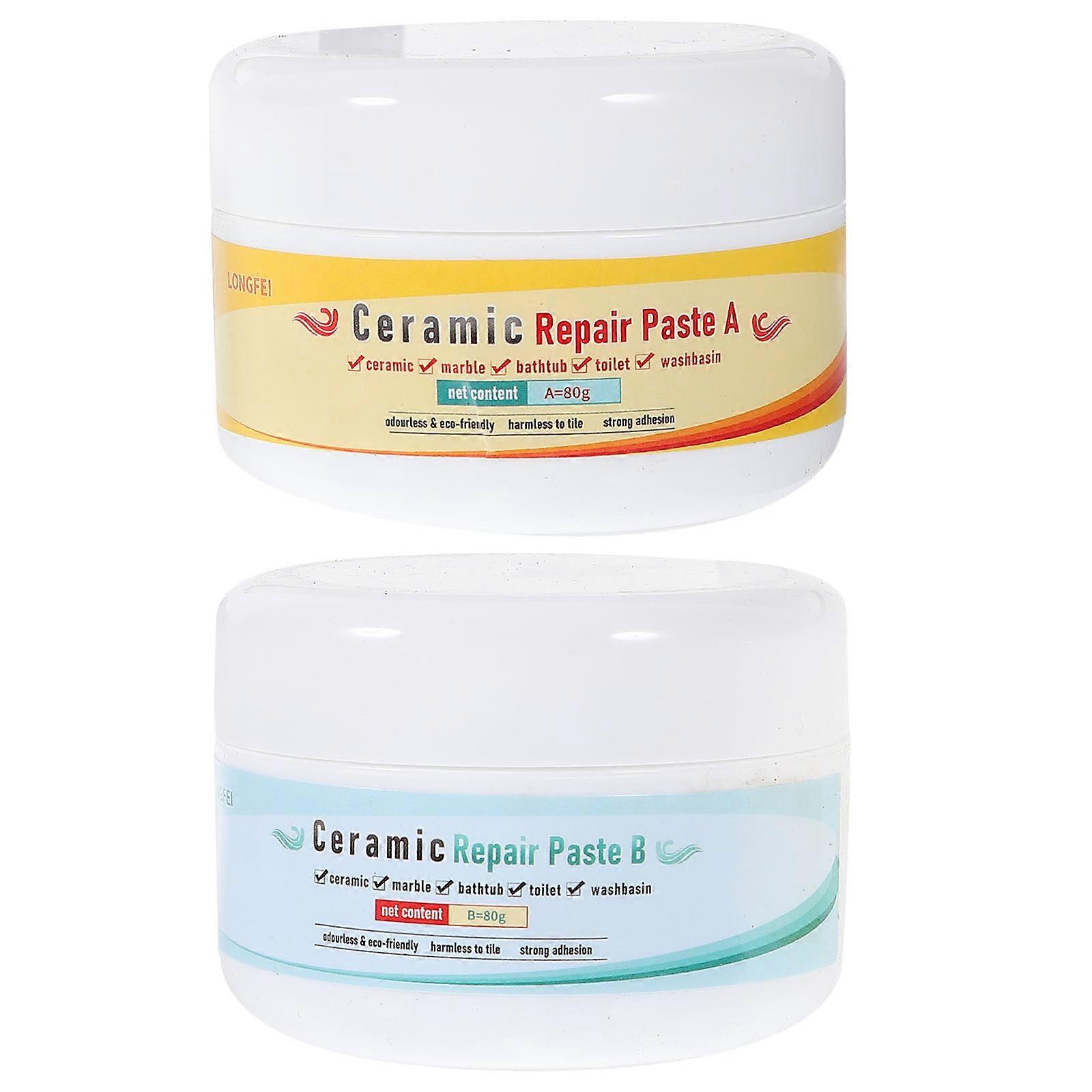 White Porcelain Repair Kit for Tile Composite Material Simple to Apply Set