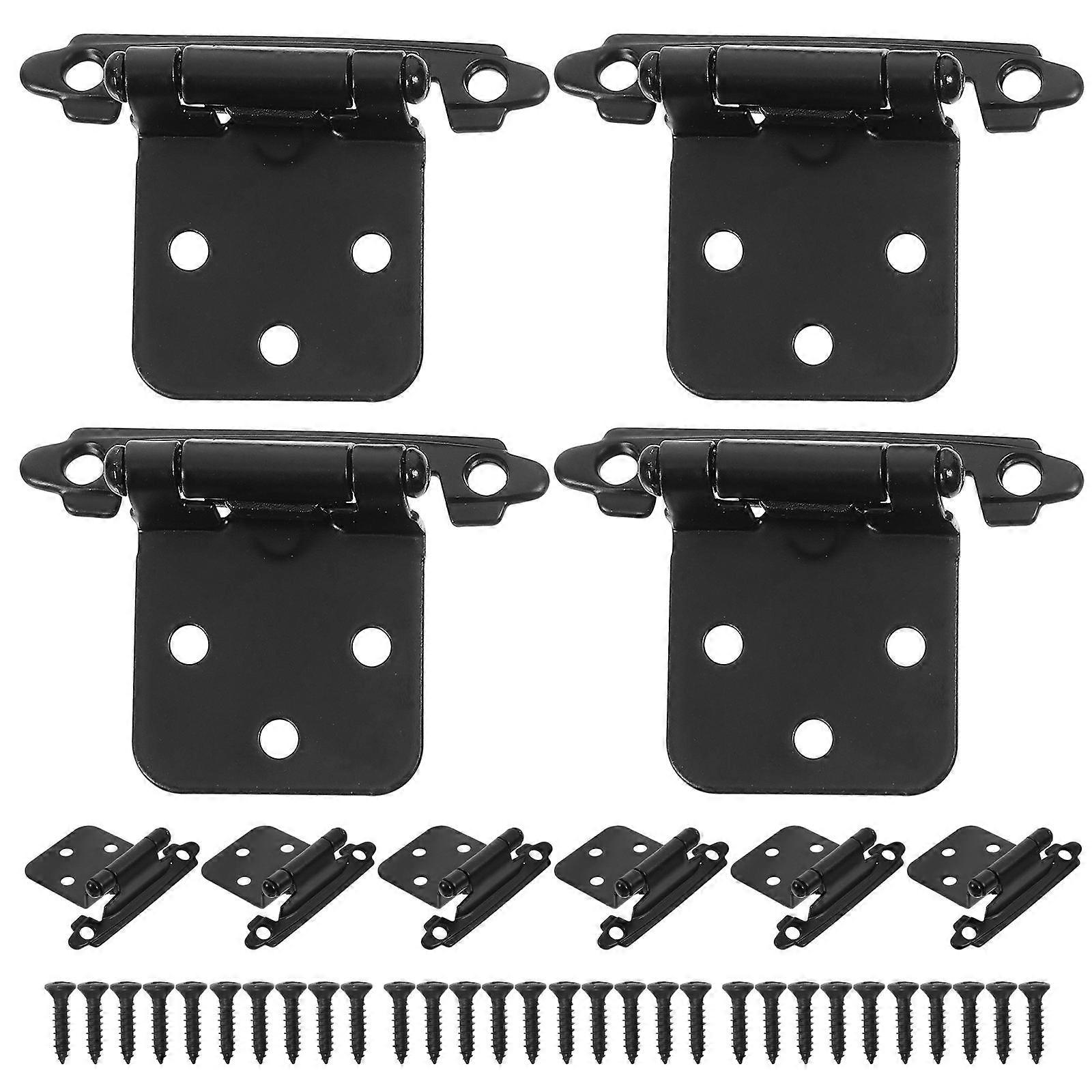 Soft Closing Cabinet Hinges Set   Durable Kitchen & Closet Door Hinge with Self Closing Mechanism (10 Sets)