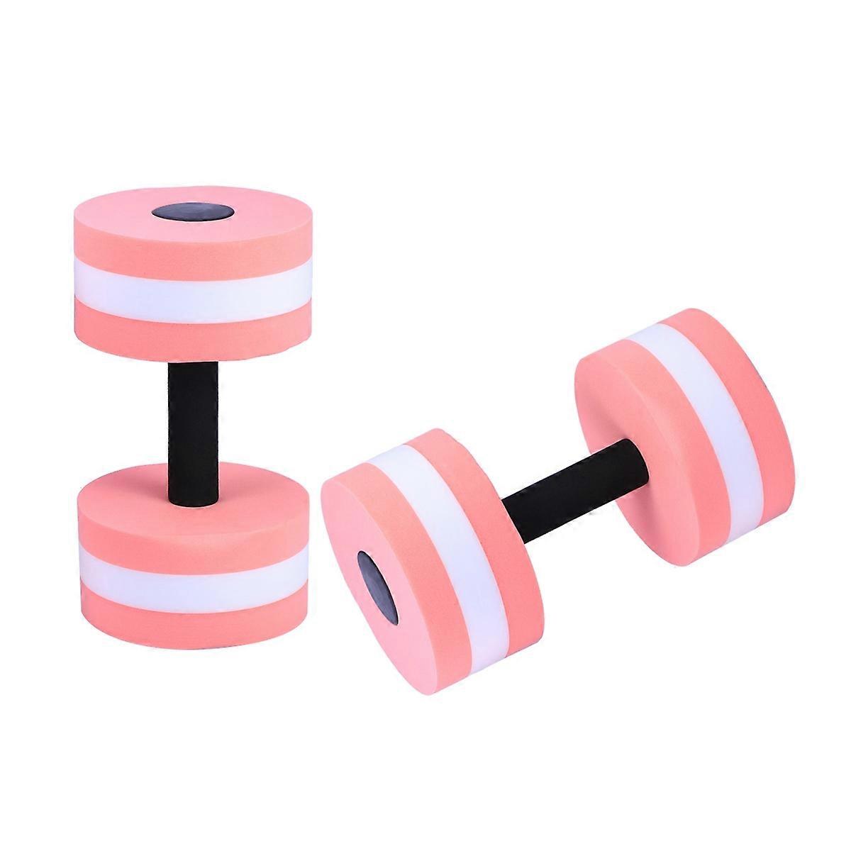 Pink EVA Water Dumbbells Set for Pool Exercise & Water Aerobics – Enhance Flexibility and Strengthen Core Muscles