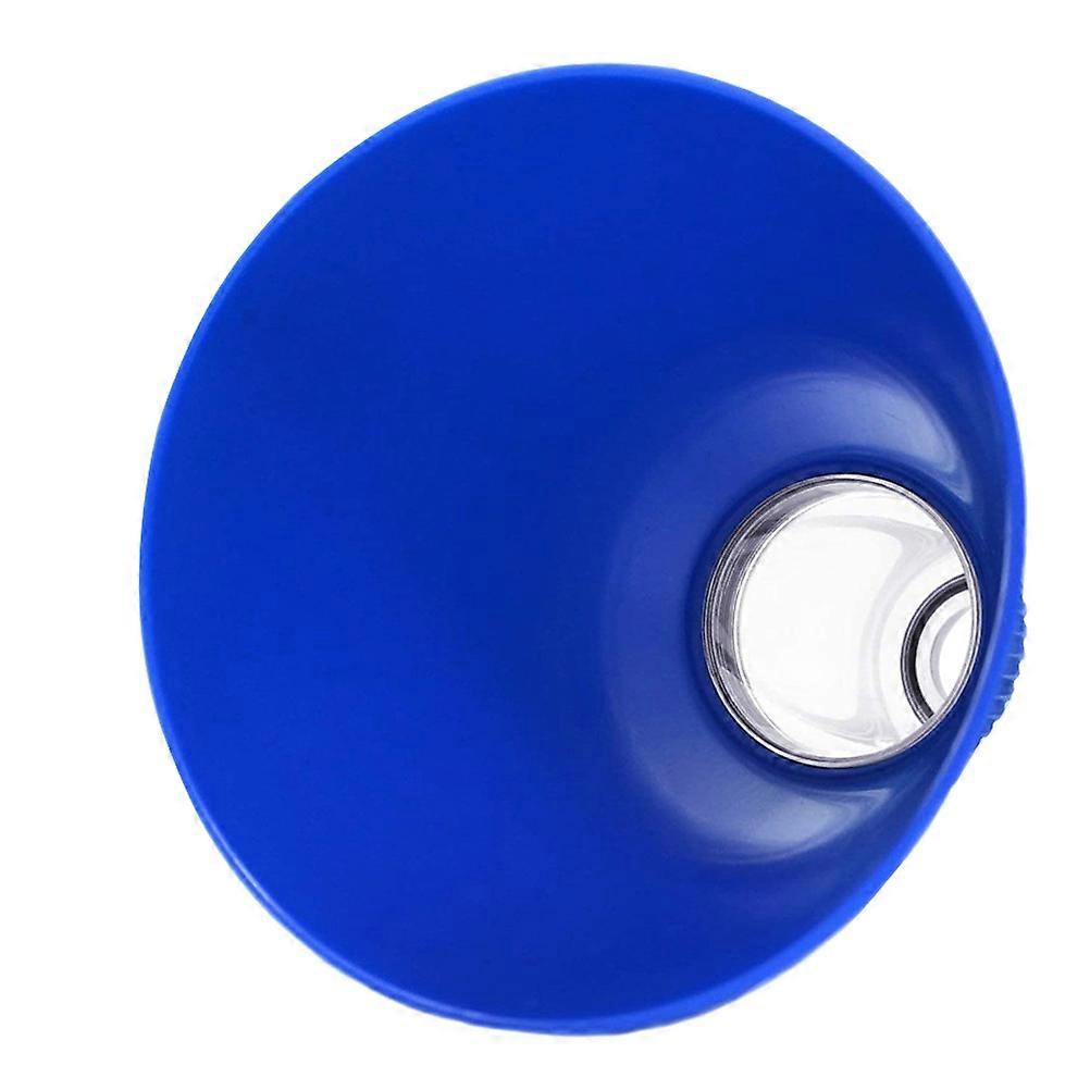 Blue SpillFree Engine Oil Funnel with Threaded Design for Car Use Plastic Material 9.5 Inch
