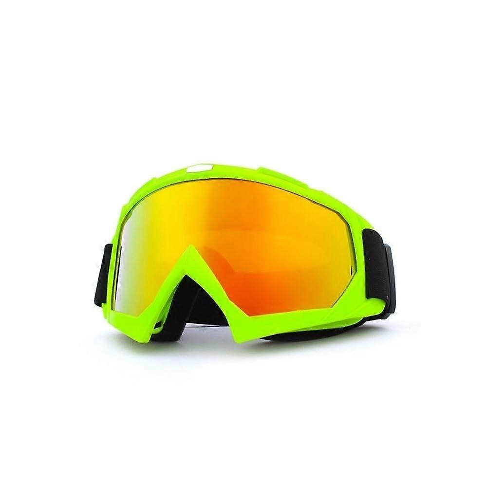 Motorcycle Goggles MX Off Road Masque Helmets Protective Goggles for Motorcycle Dirt Motocross (Color: F)