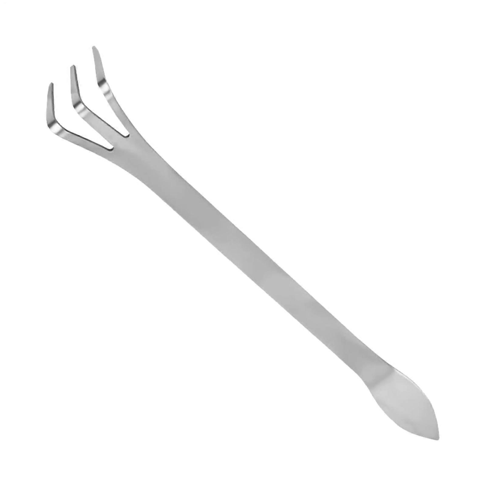 Garden Bonsai Rake ThreePronged Hand Rake for Loosening Soil, Weeding, Repotting Ref: 2071