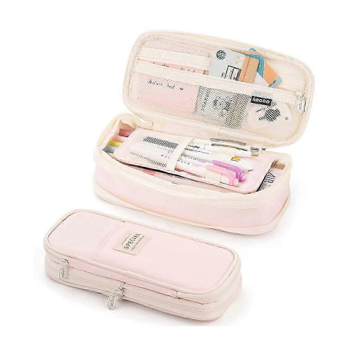 Large Capacity Multifunctional Pencil Case & Makeup Bag �C Versatile Storage Box for School Stationery for Teens & Adults
