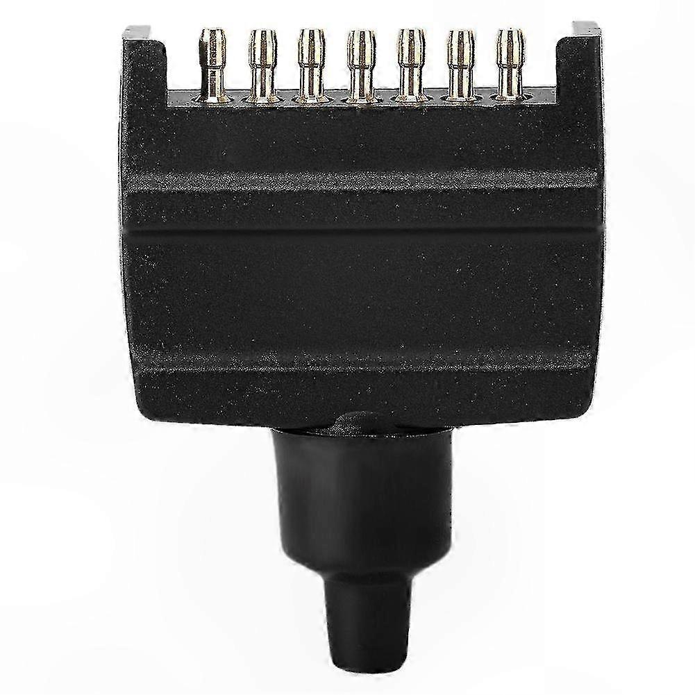 7 Pin Flat Male Trailer Socket Plug Adapter for Caravan and Trailer Connections
