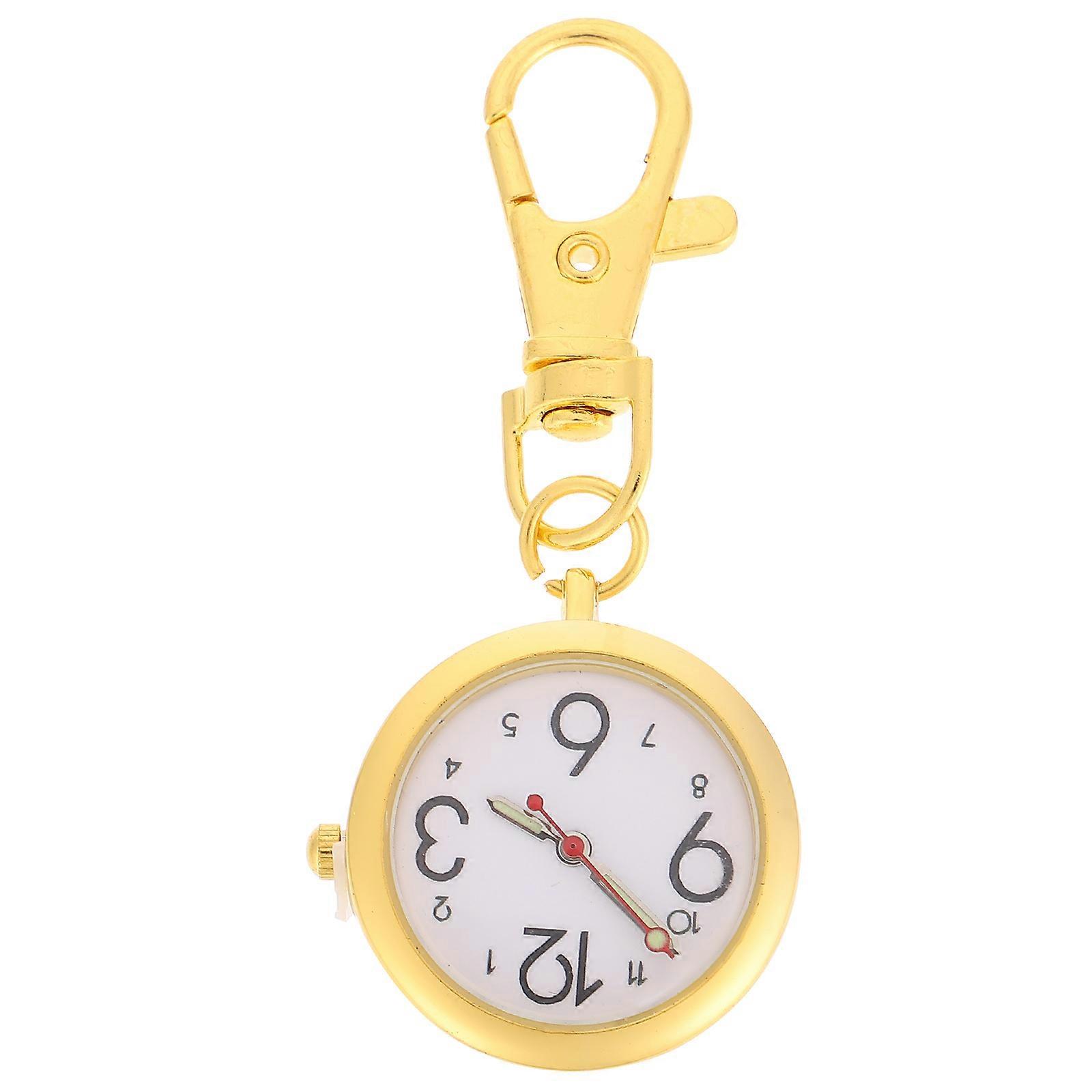 Alloy Nurse Watch 1 Piece Practical Pocket Watch Creative Hanging Watch with Keychain