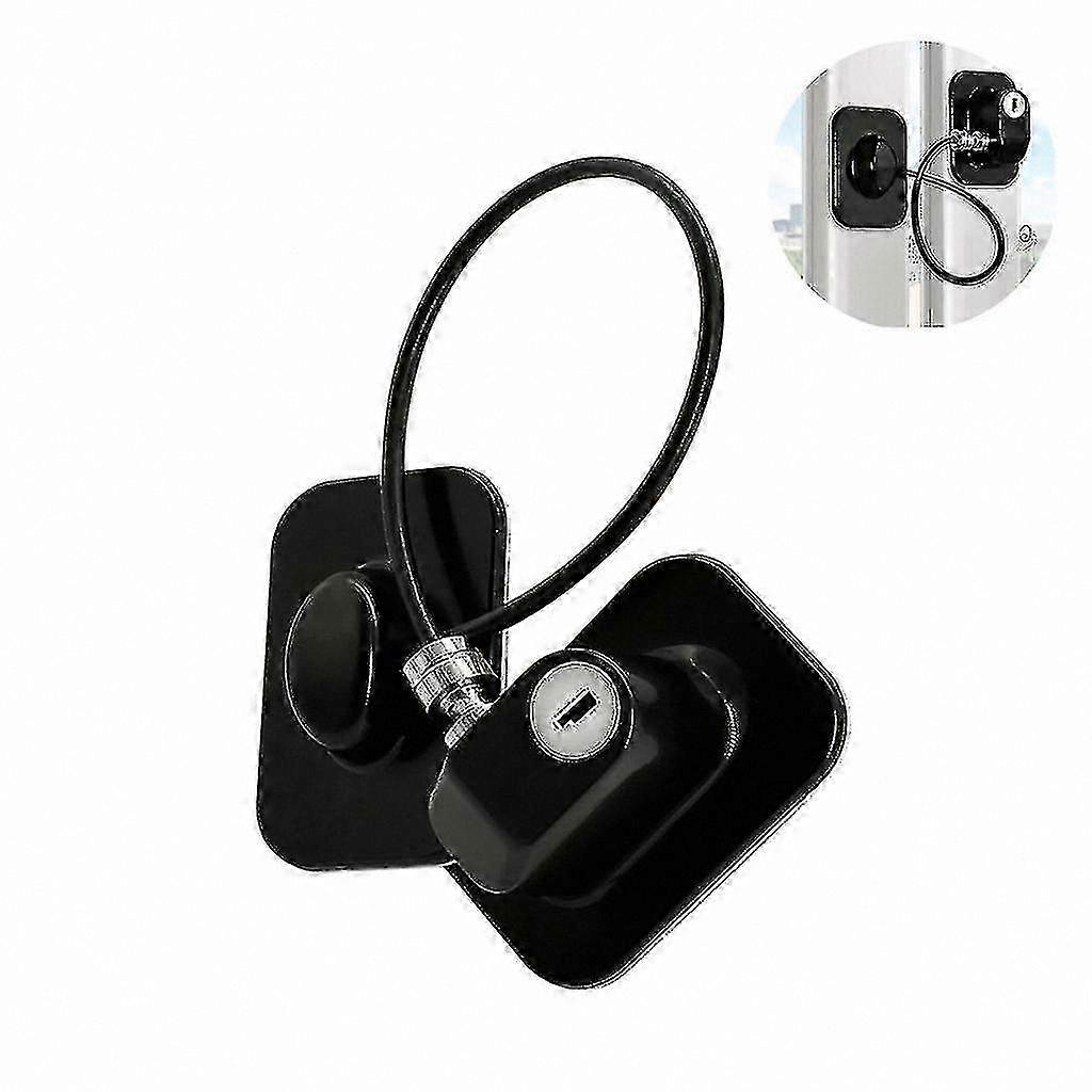 Keyed Window Safety Lock with 20cm Cable for Secure Restriction