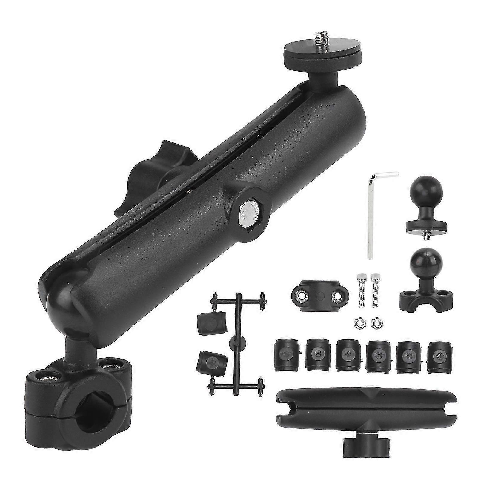 Action Camera 360 Motorcycle Handlebar Bracket Bicycle Mount Holder with 1/4in Screw