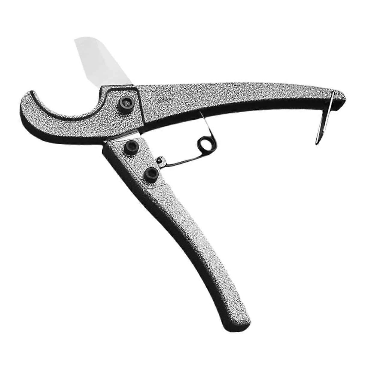 Hose Cutter Ratchet for Plastic Pipes, Ergonomic Pipe Cutter for PVC, PP and PE, Hand Tool for Precise Pipe Processing