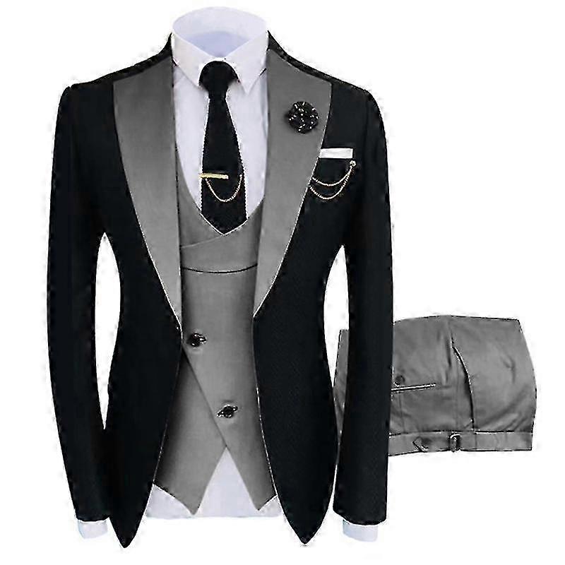 Premium gentlemen's tuxedo for parties - jacket with matching pants, vest