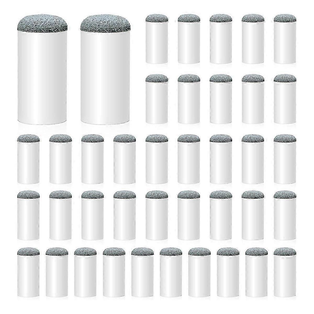 40er Pack Billard-Pool-Queue-Spitzen, Pool-Queue-Reparatur-Tips-Kit 12/13-mm-Billard-Pool-Queue-Stick-Spitzen Schraubspitzen